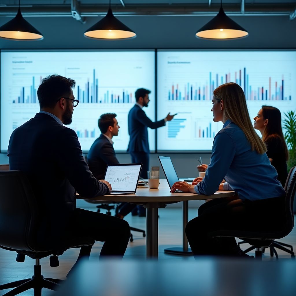 Equipo de FinanzasARG discutiendo estrategias